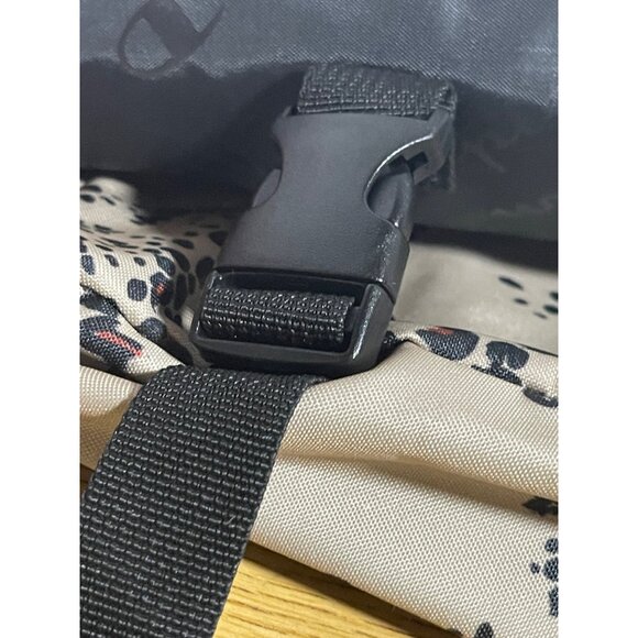 Champion Leopard Print Crossbody Bag With Adjustable Strap & Front Zipper Pocket - Picture 8 of 10